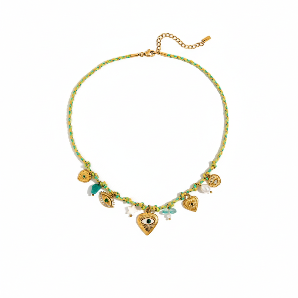 18K Verguld Boho Hanger Ketting Collectie – Waterdicht, Roestvrije Dagelijkse Sieraden