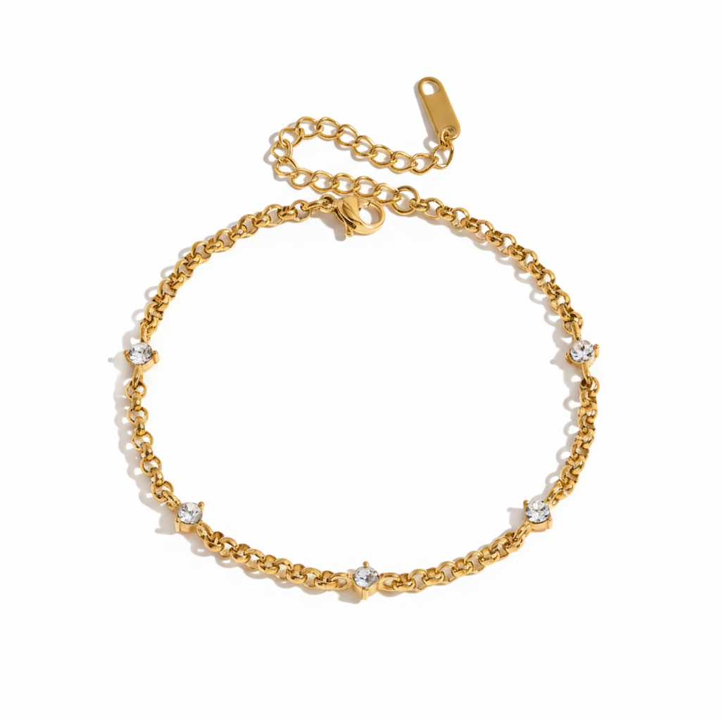 Premium 18K Gold Plated Hand Bracelet Set for Women – Waterproof & Tarnish-Free Luxury Jewellery & Jewelry