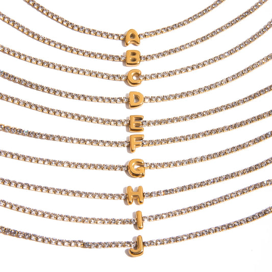 Premium 18K Verguld Initiaal Hand Armband voor Vrouwen – Waterdicht & Vlekvrij Luxe Sieraden