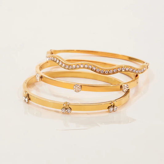 Premium 18K Vergulde Armbanden voor Dames – Waterdichte & Vlekvrije Luxe Sieraden