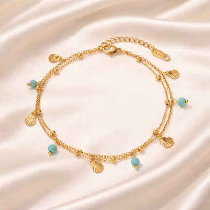 Luxe 18K Vergulden Enkelbandje voor Vrouwen – Waterdicht & Vlekvrij Minimaal Enkelbandje (2 Elegante Varianten)