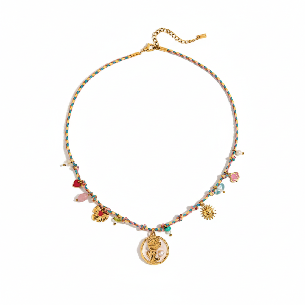 18K Verguld Boho Hanger Ketting Collectie – Waterdicht, Roestvrije Dagelijkse Sieraden