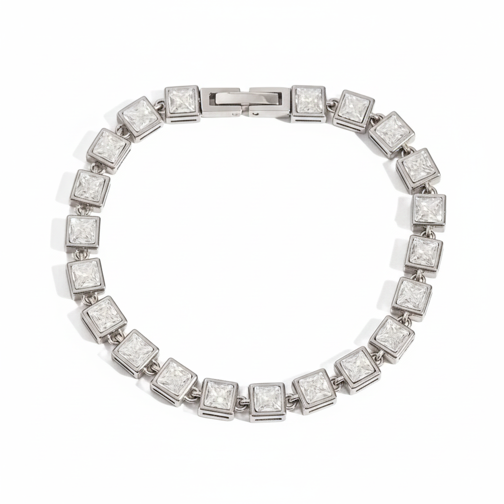 Premium 18K Gold Plated Tennis Bracelet Set for Women – Waterproof & Tarnish-Free Luxury Jewellery & Jewelry