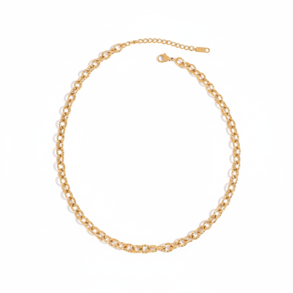 18K Verguld Hart & Kruis Hanger Ketting – Waterdichte, Vlekvrije Charm Sieraden