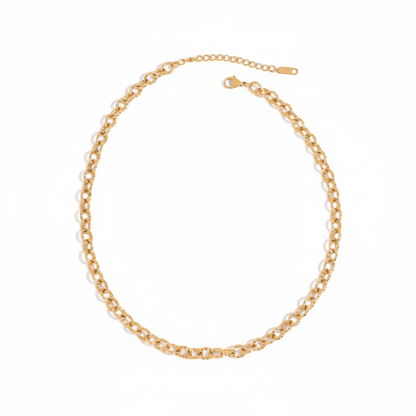 18K Verguld Hart & Kruis Hanger Ketting – Waterdichte, Vlekvrije Charm Sieraden