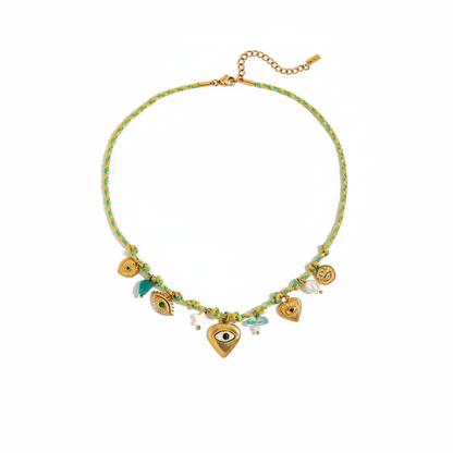 18K Verguld Boho Hanger Ketting Collectie – Waterdicht, Roestvrije Dagelijkse Sieraden