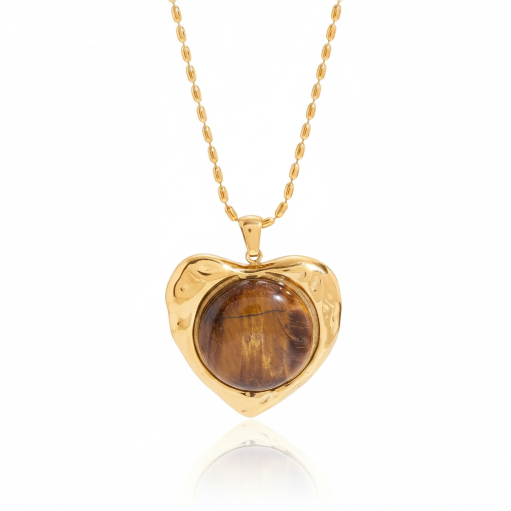 18K Vergulde Hartketting Collectie – Waterdichte, Vlekbestendige Statement Sieraden