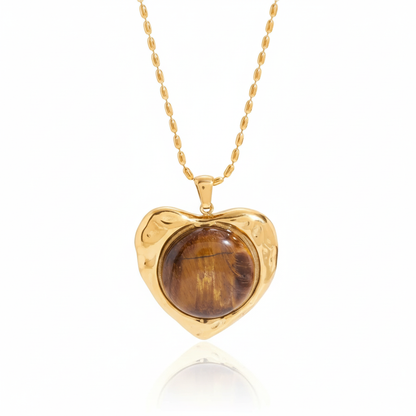 18K Vergulde Hartketting Collectie – Waterdichte, Vlekbestendige Statement Sieraden