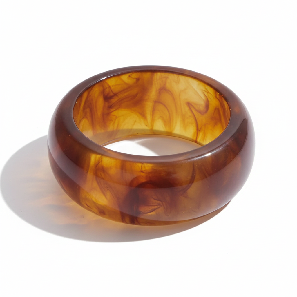 Gold Plated Statement Bangle Bracelet for Women | Waterproof & Tarnish-Free Modern Jewelry