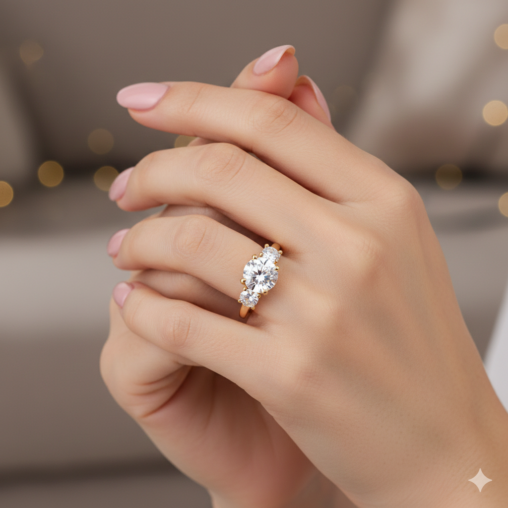 Luxe 18k Vergulde Zirkoon Ringen Collectie – Peer-, Ovaal-, Rond- & Smaragdgeslepen Stenen | Elegante Statement Ringen voor Dames