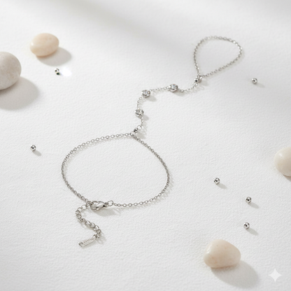 Vergulde & Verzilverde Handkettingarmband voor Dames | Waterdichte Aanslagvrije Sieraden