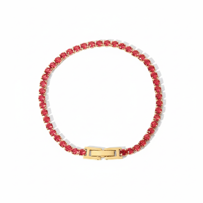 Premium 18K Gold Plated Tennis Bracelet for Women – Waterproof & Tarnish-Free Luxury Jewellery & Jewelry