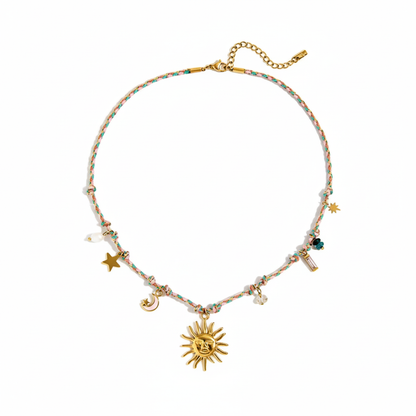 18K Verguld Boho Hanger Ketting Collectie – Waterdicht, Roestvrije Dagelijkse Sieraden