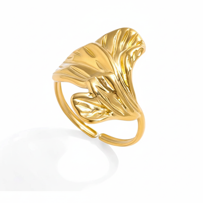 18K Vergulde Bloemen & Vlinder Ringen Collectie – Waterdichte, Vlekvrije Statement Ringen