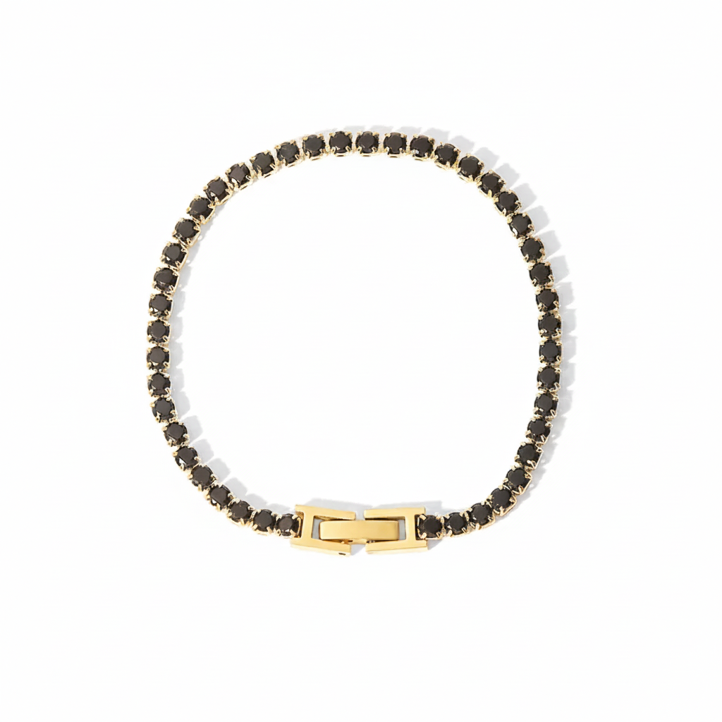 Premium 18K Gold Plated Tennis Bracelet for Women – Waterproof & Tarnish-Free Luxury Jewellery & Jewelry