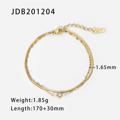 Premium 18K Gold Plated Hand Bracelet for Women – Waterproof & Tarnish-Free Luxury Jewellery & Jewelry