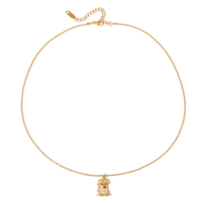 Gouden Honden Hanger Ketting | Hondenvriend Ketting voor Hondenmoeders & -vaders