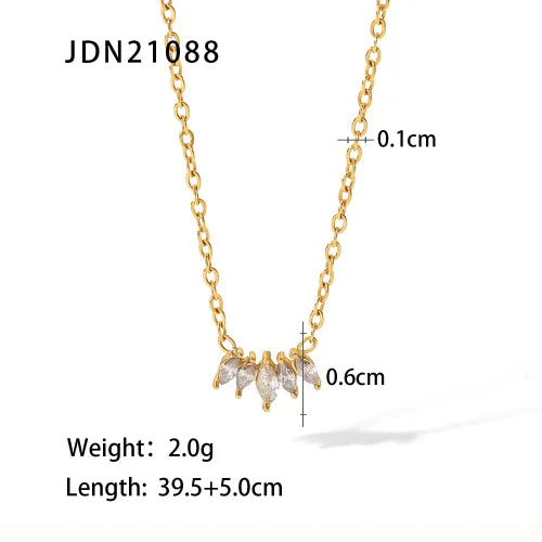 Gouden Evil Eye Rechthoek Talisman Ketting | Bescherming & Statement Sieraad