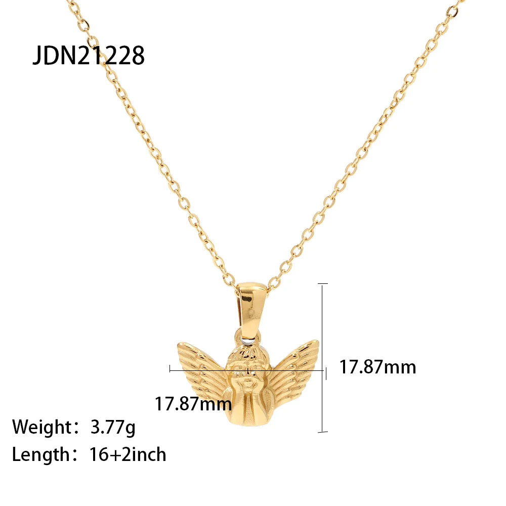 Gouden Evil Eye Rechthoek Talisman Ketting | Bescherming & Statement Sieraad