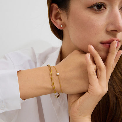 Premium 18K Gold Plated Birthstone Zirconia Earrings & Bracelet Set for Women – Waterproof & Tarnish-Free Jewellery & Jewelry