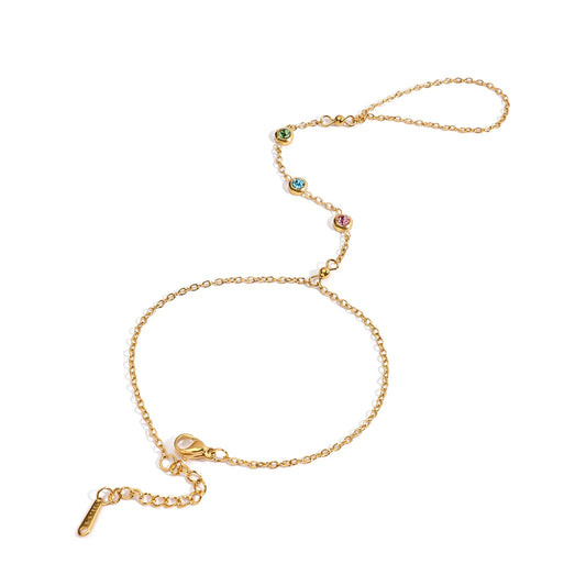 Vergulde & Verzilverde Handkettingarmband voor Dames | Waterdichte Aanslagvrije Sieraden