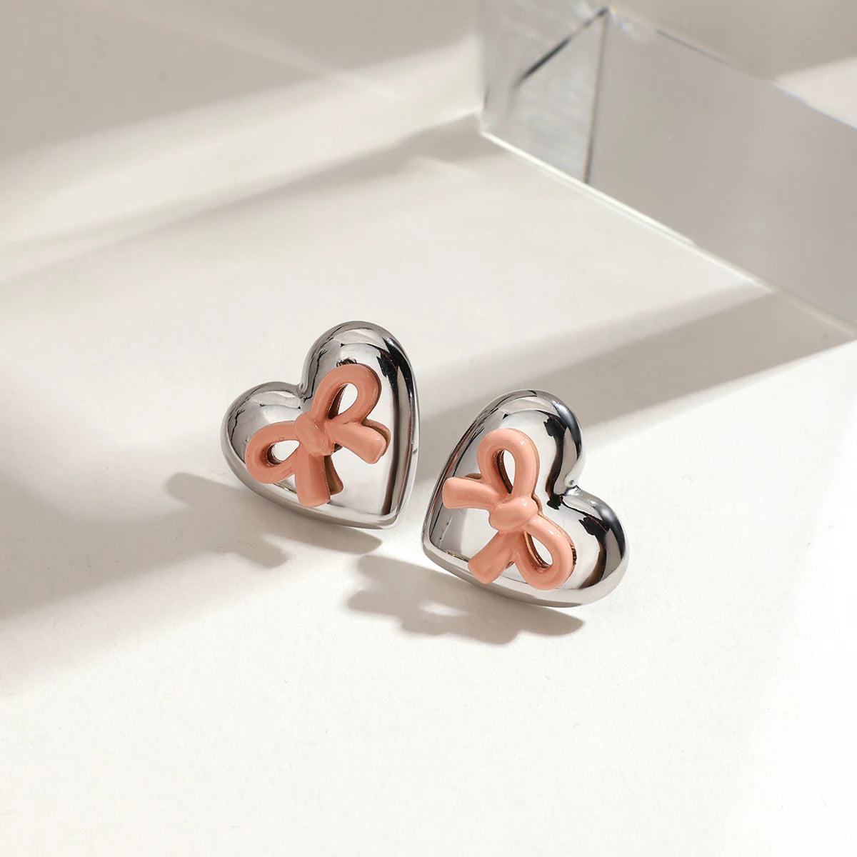 18K Vergulde Ster & Strik Oorbellen Set voor Dames – Waterdicht Roestvrijstalen Sieraden die niet verkleuren (Meerdere Ontwerpvarianten)