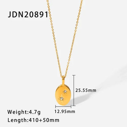 Gouden Evil Eye Rechthoek Talisman Ketting | Bescherming & Statement Sieraad