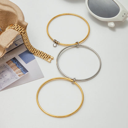 Tweekleurige Gouden & Zilveren Armband voor Dames | Waterdichte Minimalistische Sieraden