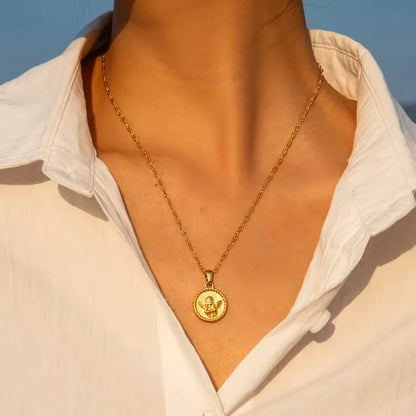 Engelhanger Ketting – Goud & Zilver Touwketting Elegantie