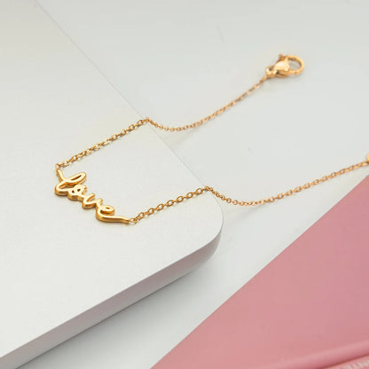 Premium 18K Vergulde Liefdes Armband voor Dames – Waterdichte & Vervaagvrije Luxe Sieraden & Juwelen