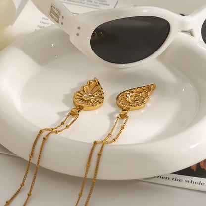 Zon en Maan Gespleten Hart Ketting Set | Bijpassende Hemelse Sieraden