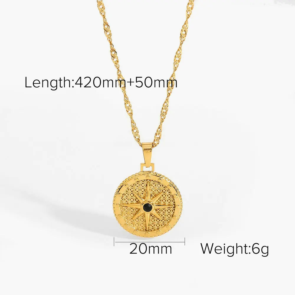 Gouden Evil Eye Rechthoek Talisman Ketting | Bescherming & Statement Sieraad