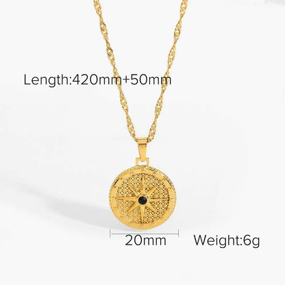 Gouden Evil Eye Rechthoek Talisman Ketting | Bescherming & Statement Sieraad