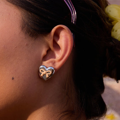 18K Vergulde Ster & Strik Oorbellen Set voor Dames – Waterdicht Roestvrijstalen Sieraden die niet verkleuren (Meerdere Ontwerpvarianten)