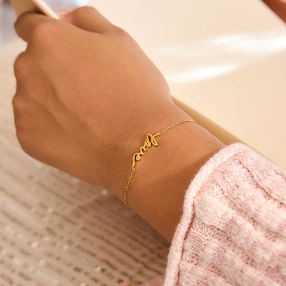 Premium 18K Vergulde Liefdes Armband voor Dames – Waterdichte & Vervaagvrije Luxe Sieraden & Juwelen