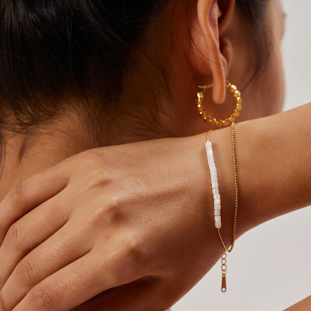 Premium 18K Gold Plated Layered Necklace Set for Women – Waterproof & Tarnish-Free Luxury Jewellery & Jewelry