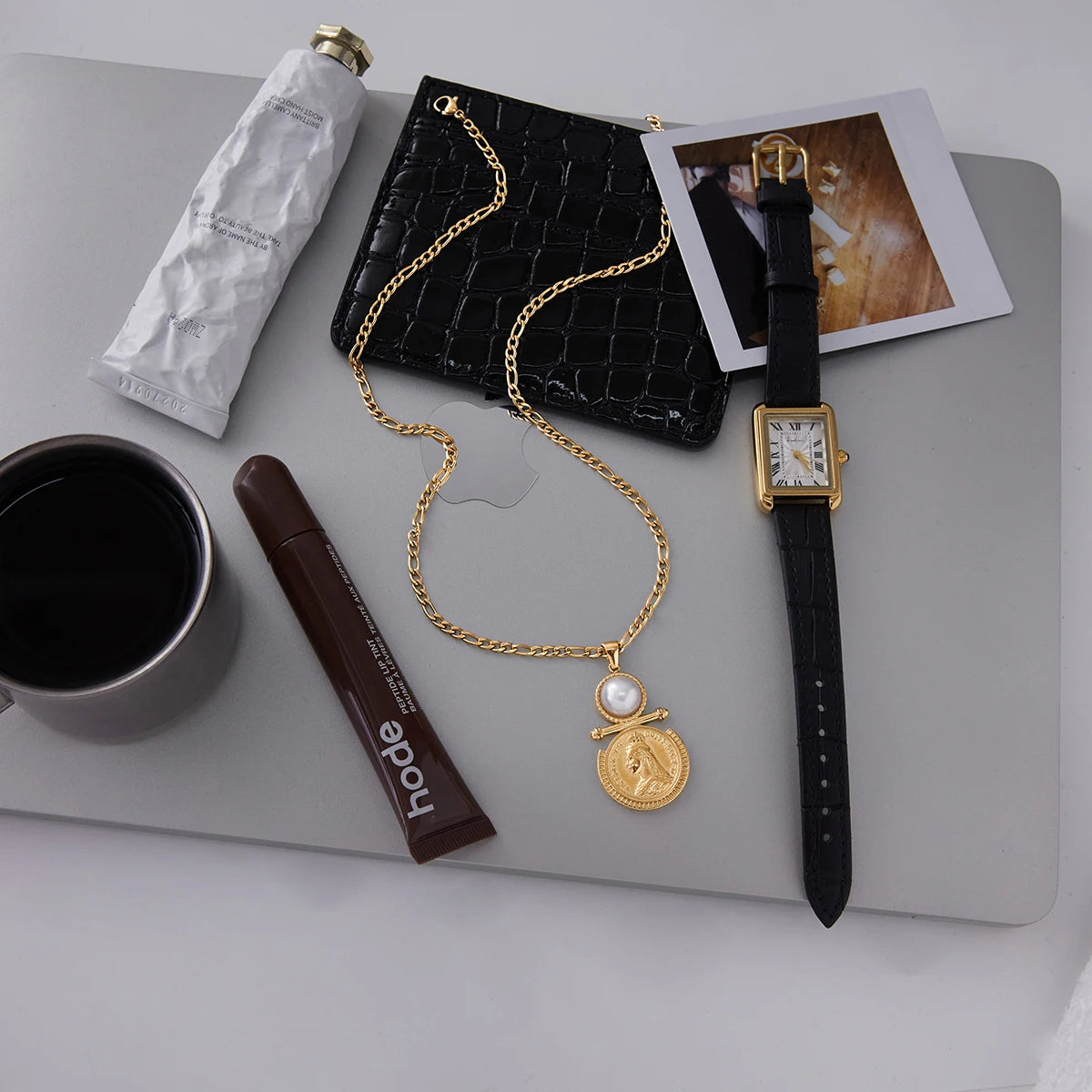 18K Gold-Plated Vintage Coin Necklace, Earrings & Bracelet Set | Elegant Coin Jewelry Set