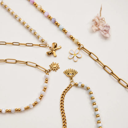 Luxe 18K Vergulde Armbandenset voor Dames – Waterdicht & Vlekbestendig