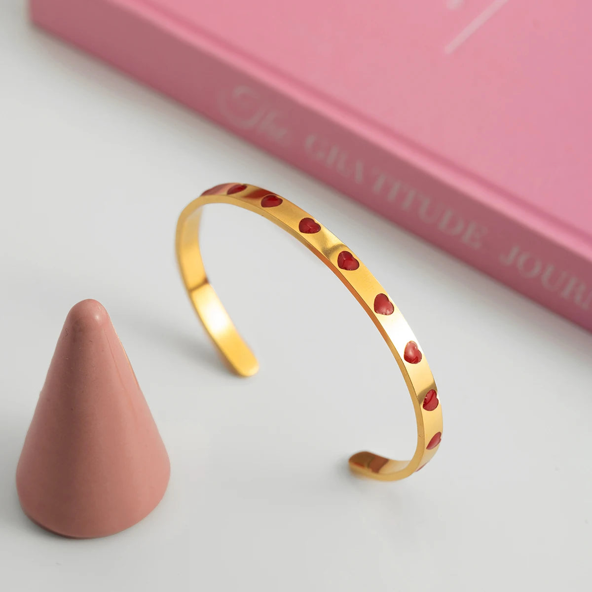 Vergulde Hartarmbandset voor Dames | Waterdicht & Vervaagt Niet Dagelijkse Sieraden