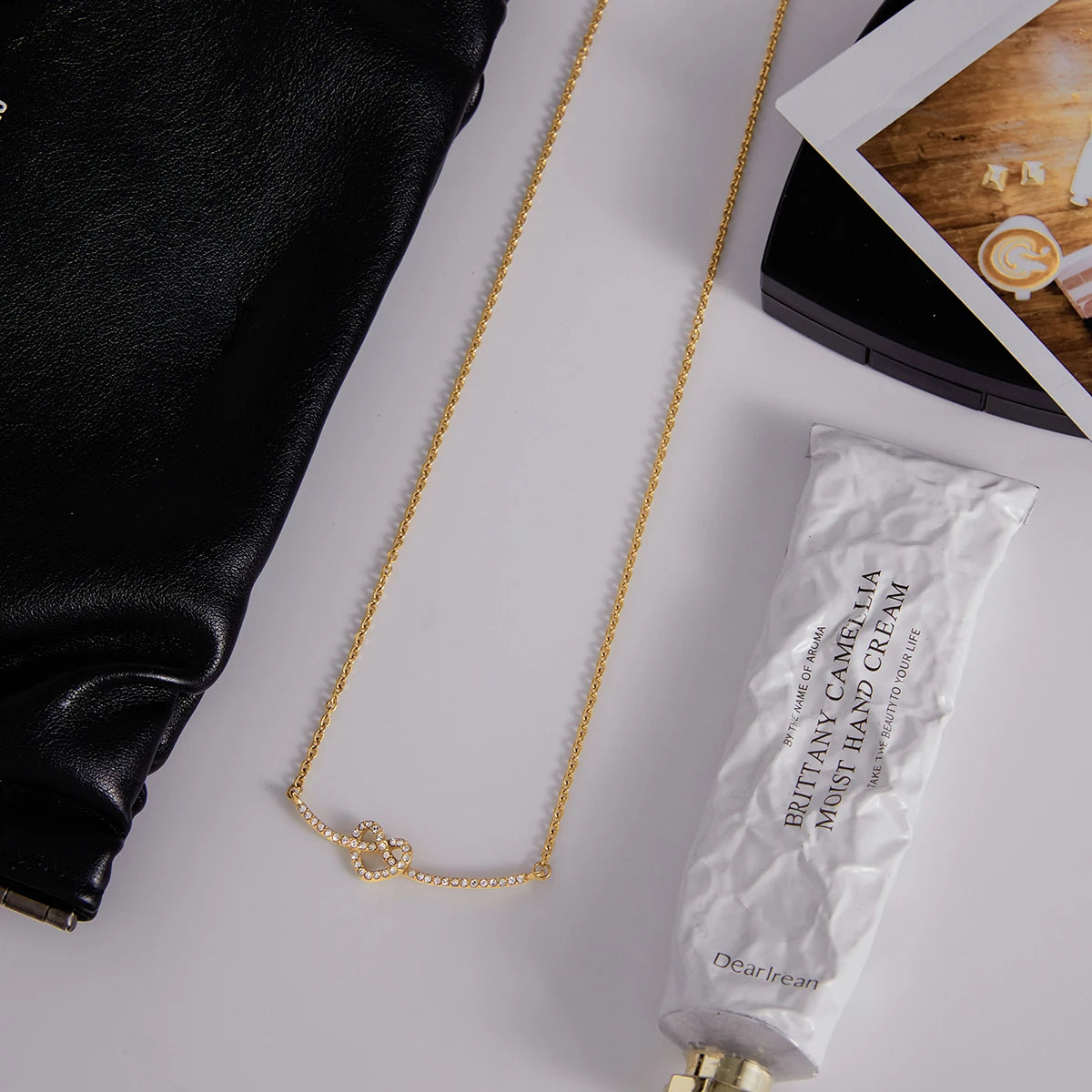 Dainty Gold Heart Cut Solitaire Necklace | Romantic Gift For Her