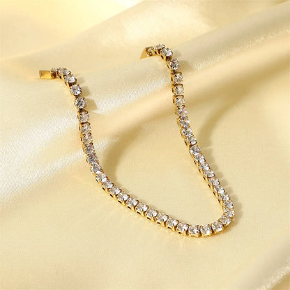 Premium 18K Gold Plated Tennis Bracelet for Women – Waterproof & Tarnish-Free Luxury Jewellery & Jewelry