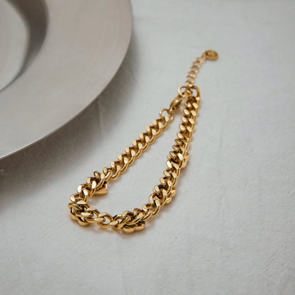 Gold Crystal Bracelet Stack for Women | Waterproof Gold Plated Statement Jewellery