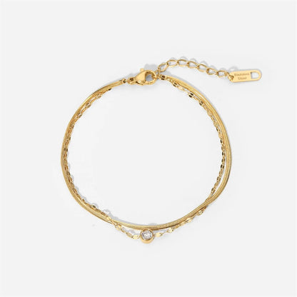 Premium 18K Gold Plated Hand Bracelet for Women – Waterproof & Tarnish-Free Luxury Jewellery & Jewelry