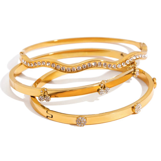 Premium 18K Vergulde Armbanden voor Dames – Waterdichte & Vlekvrije Luxe Sieraden